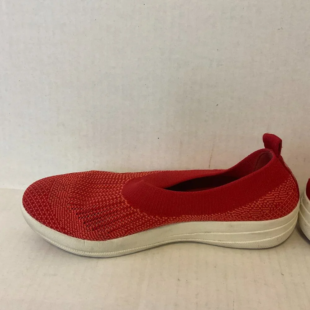 Fitflop Woven Sneaker 7.5 Red
